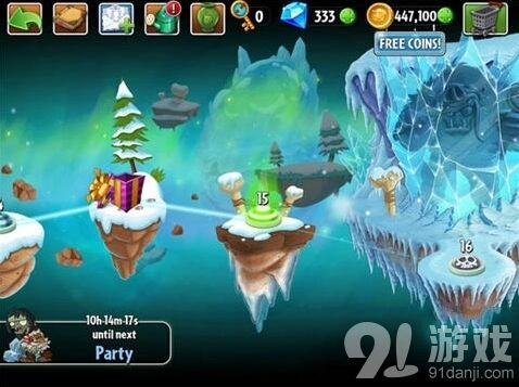 《植物大战僵尸2》冰霜洞穴第15天玩法攻略