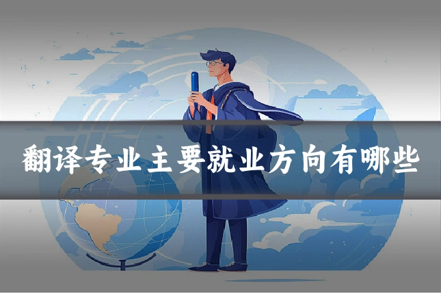 翻译专业主要就业方向有哪些