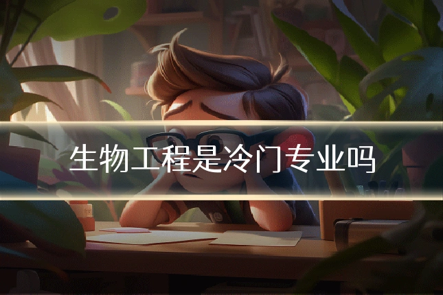 生物工程是冷门专业吗