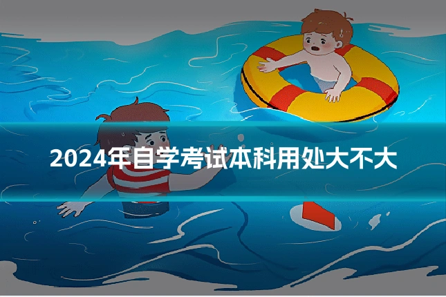 2024年自学考试本科用处大不大