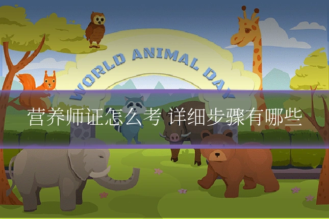 营养师证怎么考 详细步骤有哪些