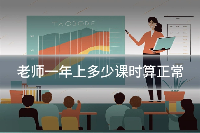 老师一年上多少课时算正常