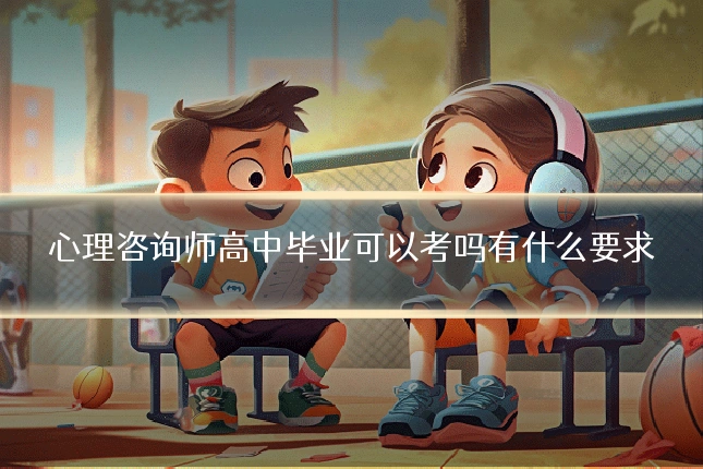 心理咨询师高中毕业可以考吗有什么要求