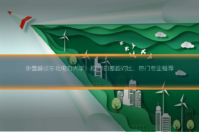 张雪峰谈东北电力大学：和211的差距对比、热门专业推荐