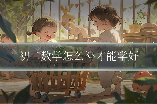 初二数学怎么补才能学好