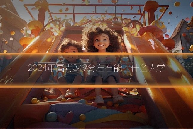 2024年高考349分左右能上什么大学