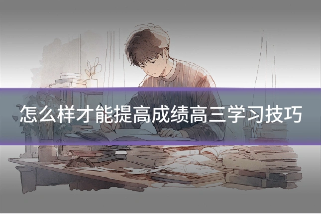 怎么样才能提高成绩高三学习技巧
