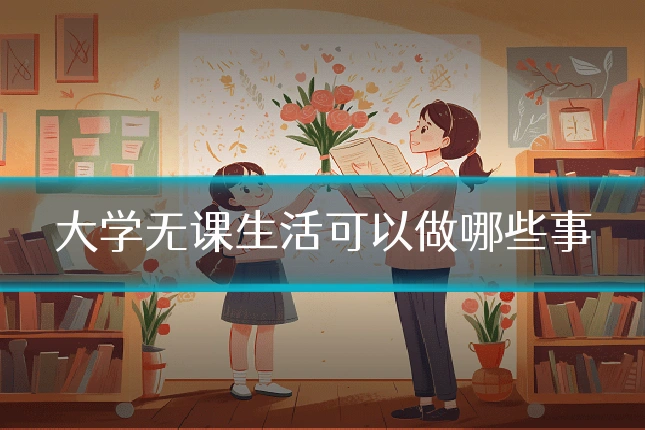 大学无课生活可以做哪些事