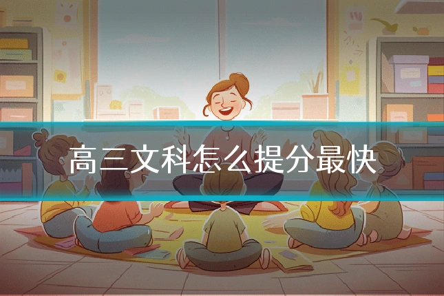 高三文科怎么提分最快