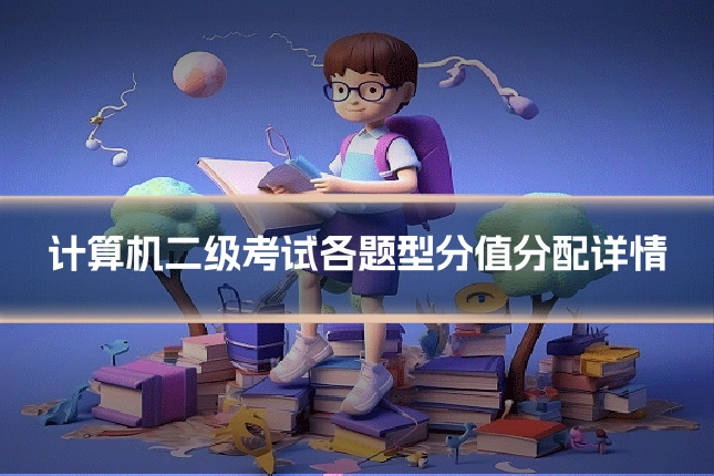 计算机二级考试各题型分值分配详情