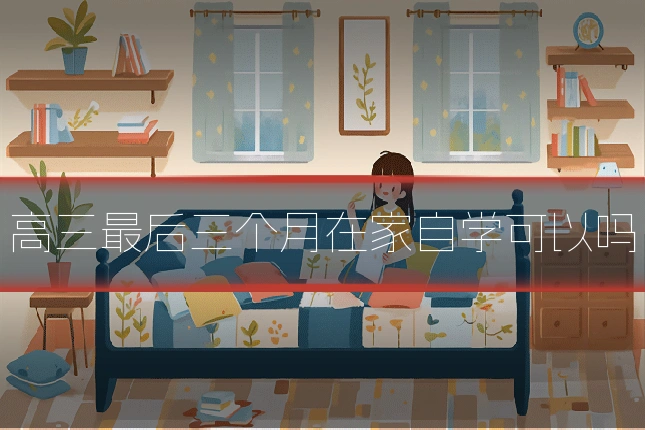 高三最后三个月在家自学可以吗