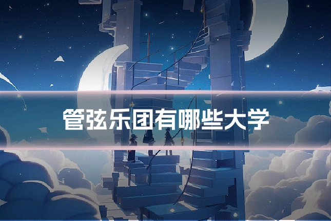 管弦乐团有哪些大学