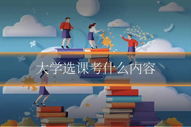 大学选课考什么内容