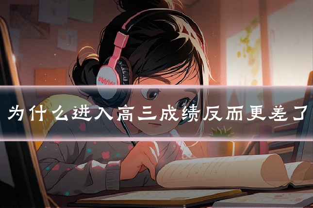 为什么进入高三成绩反而更差了