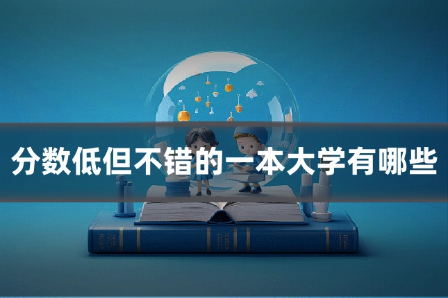 分数低但不错的一本大学有哪些
