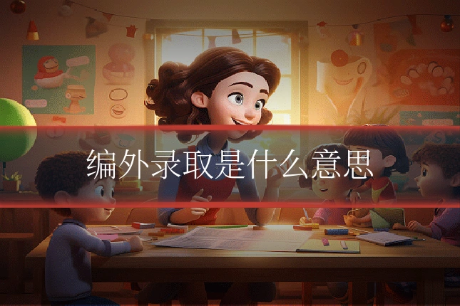 编外录取是什么意思