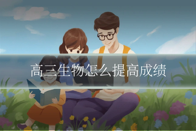 高三生物怎么提高成绩