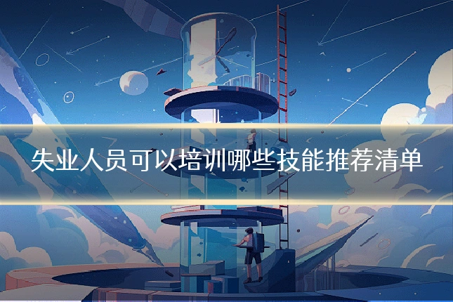 失业人员可以培训哪些技能推荐清单