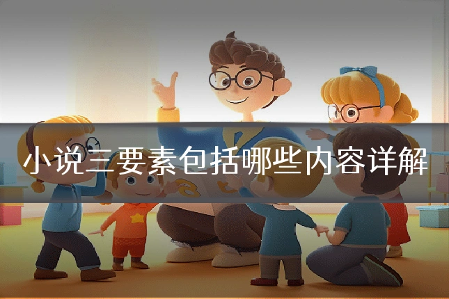 小说三要素包括哪些内容详解