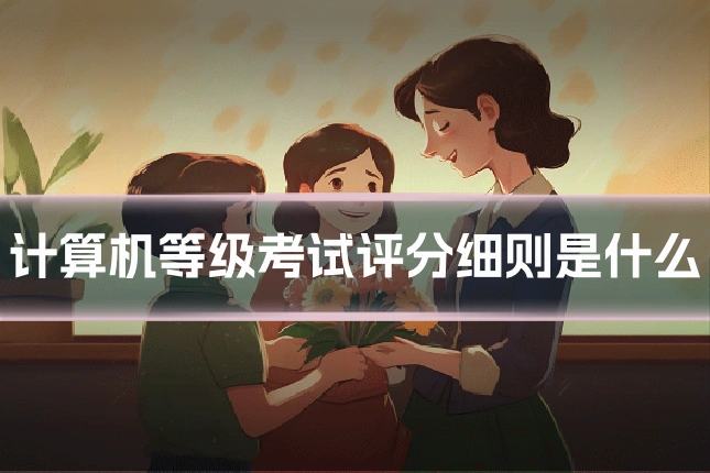 计算机等级考试评分细则是什么