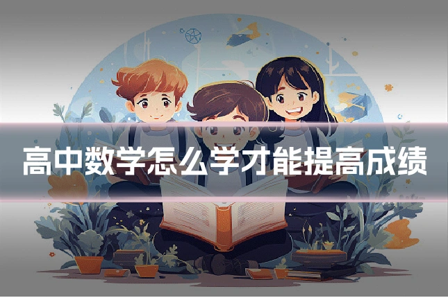 高中数学怎么学才能提高成绩