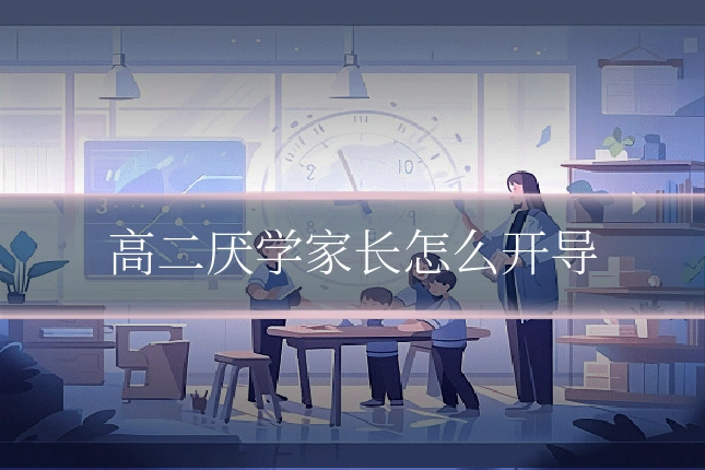 高二厌学家长怎么开导