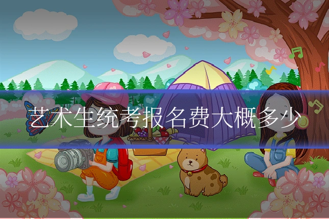 艺术生统考报名费大概多少