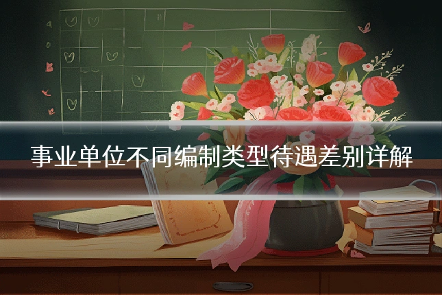 事业单位不同编制类型待遇差别详解