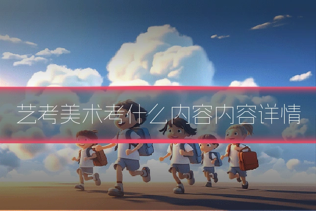 艺考美术考什么内容内容详情