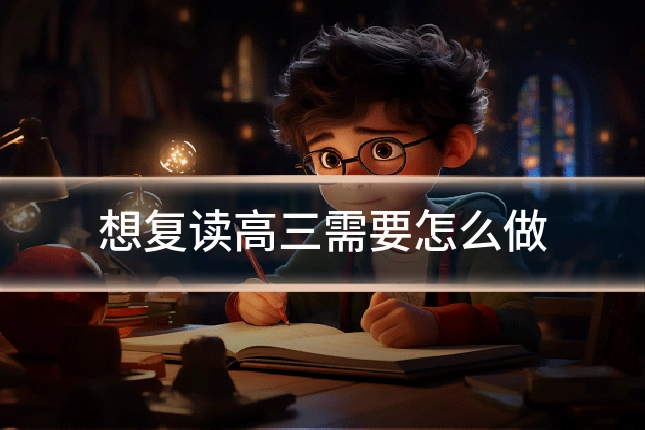 想复读高三需要怎么做