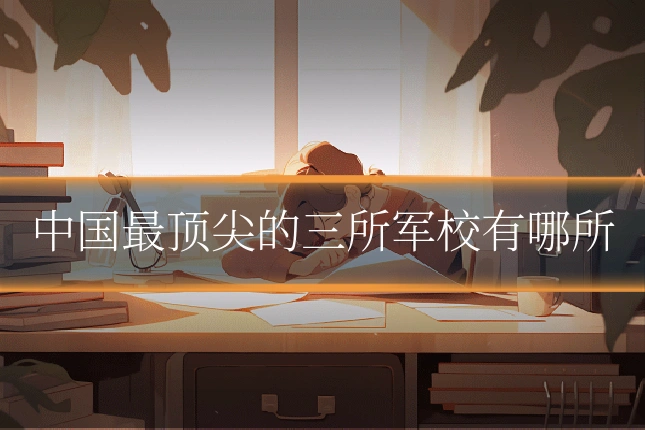 中国最顶尖的三所军校有哪所