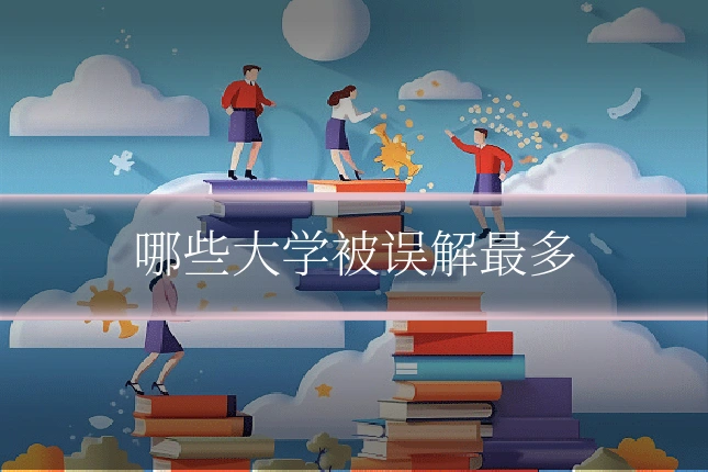 哪些大学被误解最多