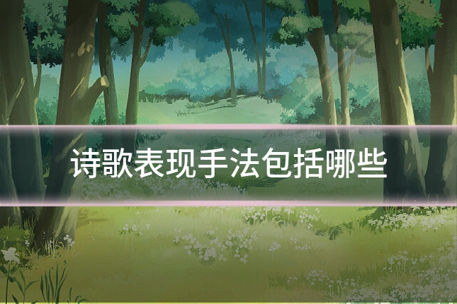 诗歌表现手法包括哪些