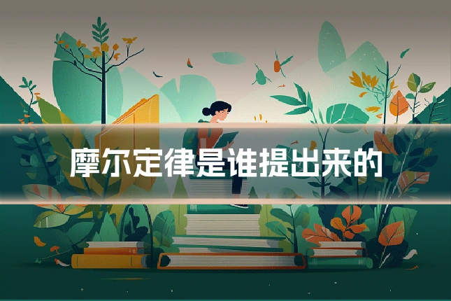 摩尔定律是谁提出来的