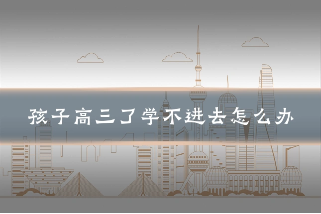孩子高三了学不进去怎么办