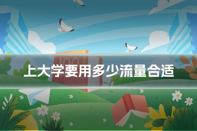 上大学要用多少流量合适