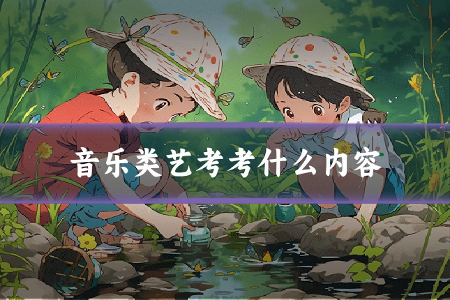音乐类艺考考什么内容