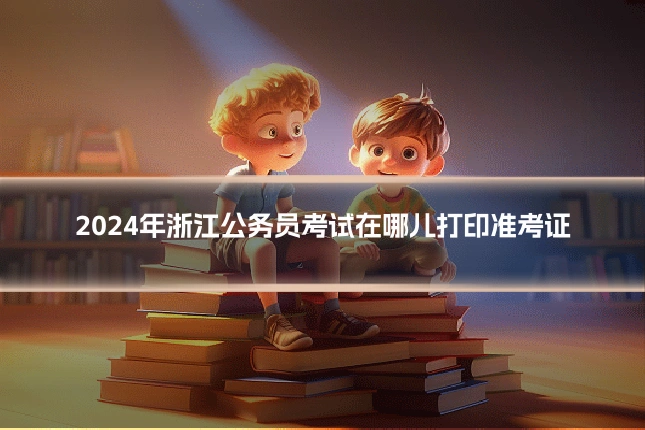 2024年浙江公务员考试在哪儿打印准考证