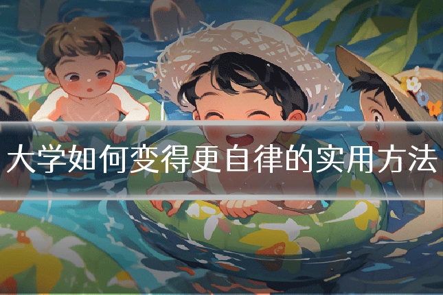 大学如何变得更自律的实用方法