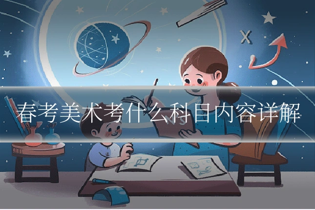 春考美术考什么科目内容详解