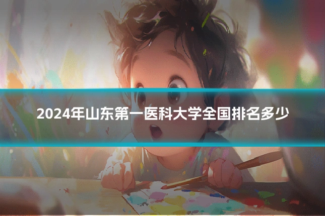 2024年山东第一医科大学全国排名多少
