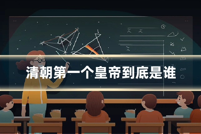 清朝第一个皇帝到底是谁