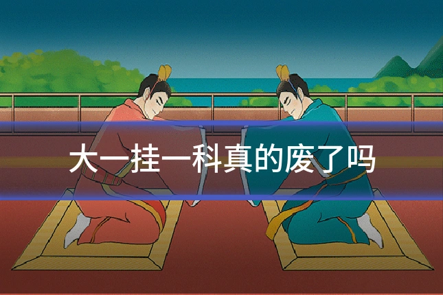 大一挂一科真的废了吗
