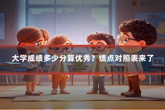 大学成绩多少分算优秀？绩点对照表来了