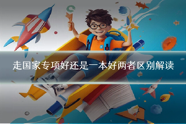 走国家专项好还是一本好两者区别解读
