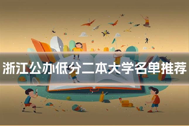 浙江公办低分二本大学名单推荐