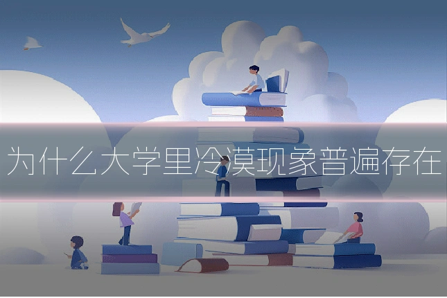 为什么大学里冷漠现象普遍存在
