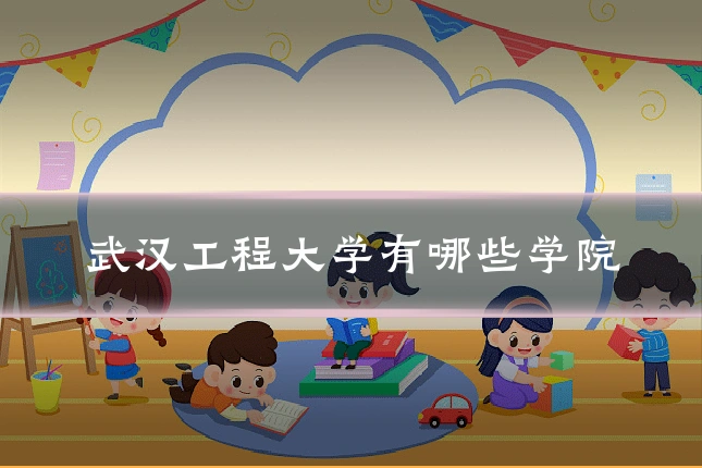 武汉工程大学有哪些学院