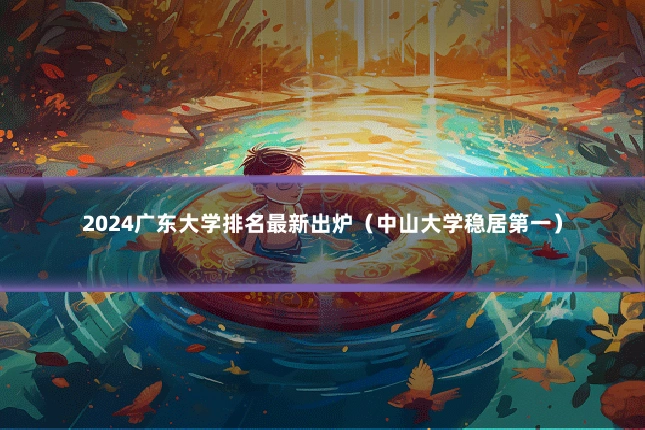 2024广东大学排名最新出炉（中山大学稳居第一）