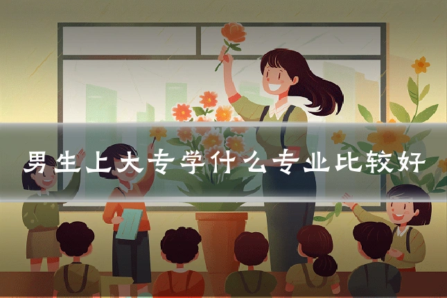 男生上大专学什么专业比较好